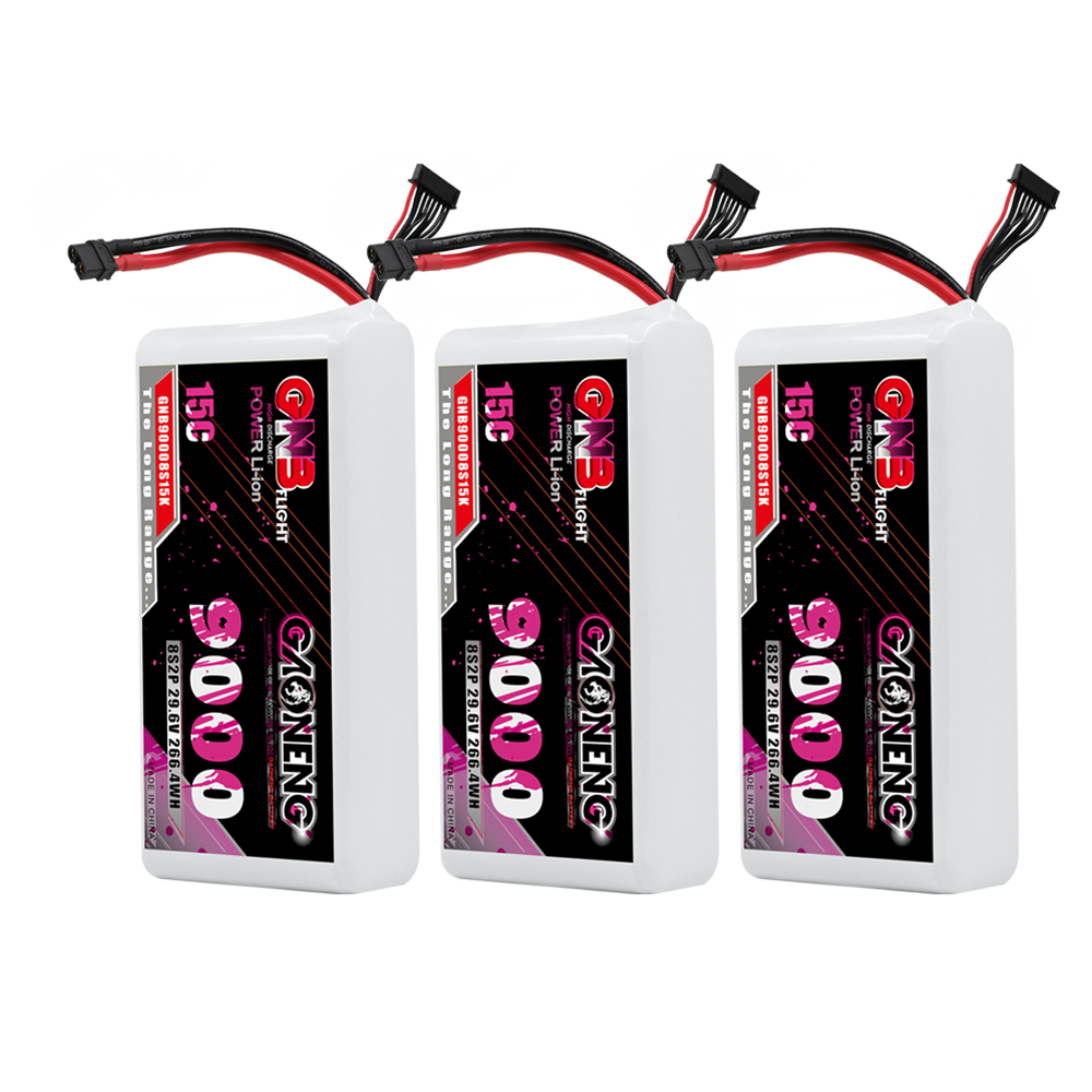 GAONENG GNB 8S2P 22.2V 9000mah 15C XT60 Li-ion Battery