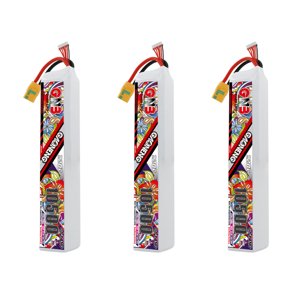 GAONENG GNB 6S 6S2P 22.8V HV 10500mAh 120C LiPo Battery XT90S