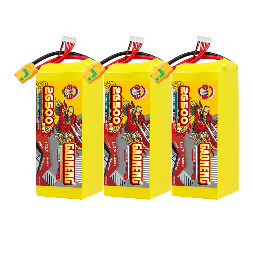 GAONENG GNB 26500mah 8S 29.6V 5C XT90S Semi Solid State Li-ion Battery 350WH/kg