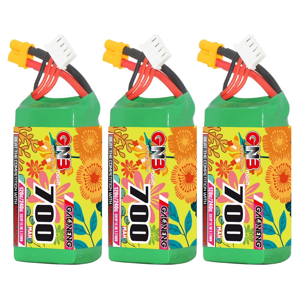 GAONENG GNB 3S 11.1V 700mAh 120C XT30 LiPo Battery