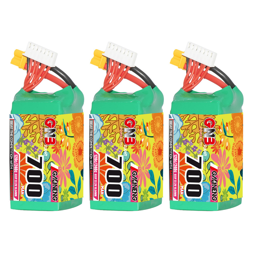 GAONENG GNB 6S 22.2V 700mAh 120C XT30 LiPo Battery