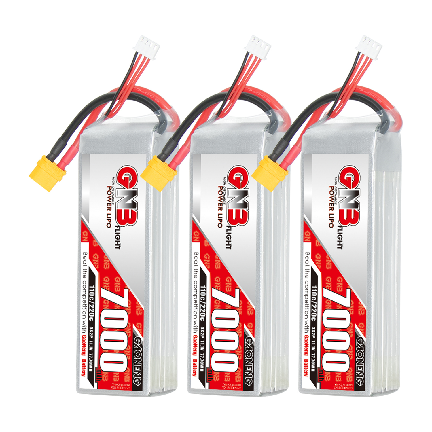GAONENG GNB 3S 11.1V 7000mAh 110C LiPo Battery XT60