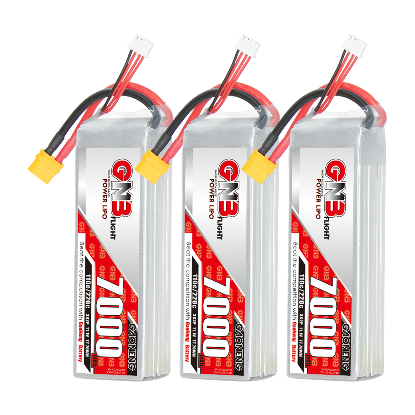 GAONENG GNB 3S 11.1V 7000mAh 110C LiPo Battery XT60