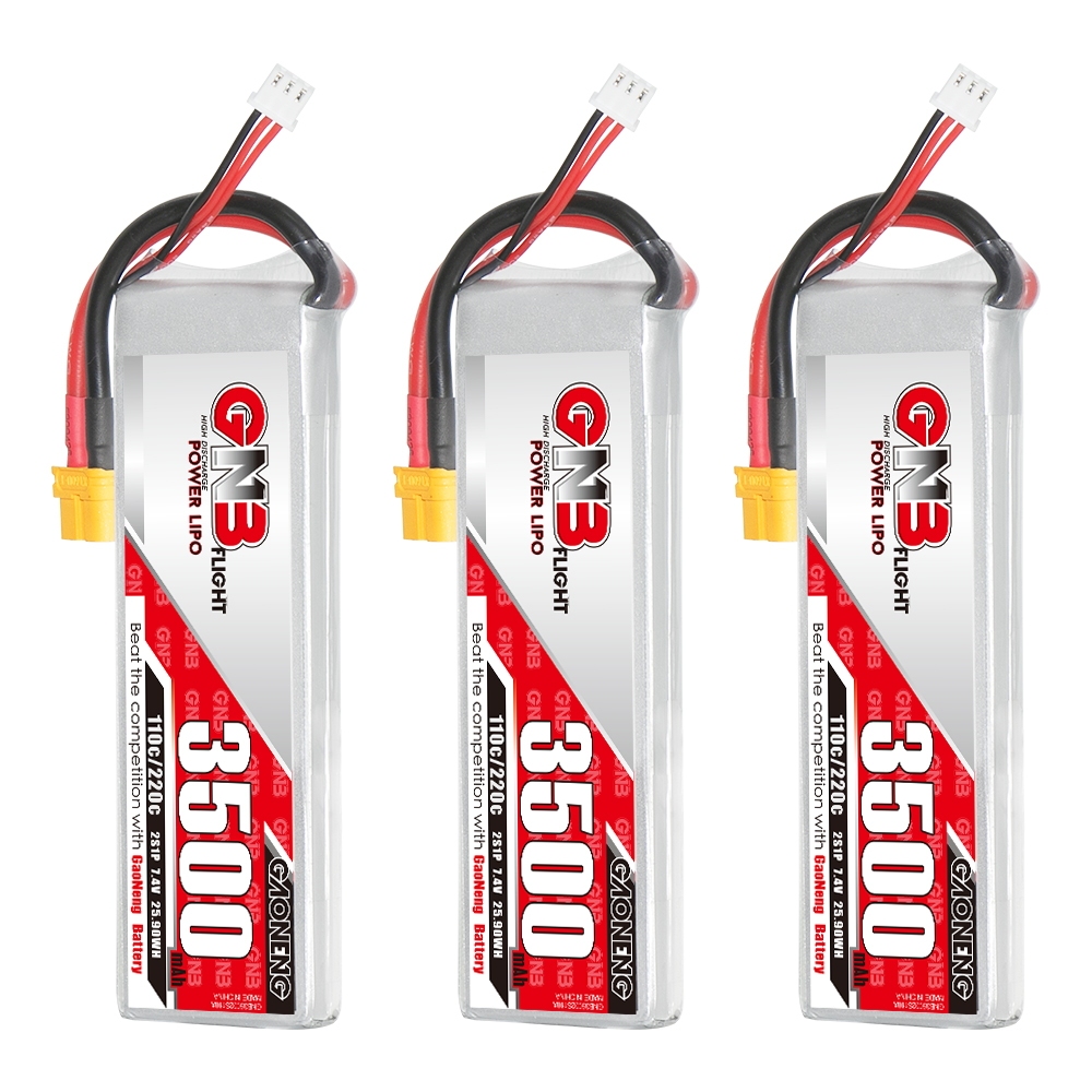 GAONENG GNB 2S 7.4V 3500mAh 110C LiPo Battery XT60