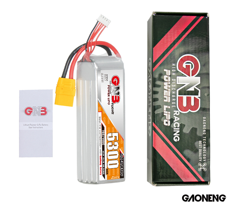 GAONENG GNB HV 4S 15.2V 5300mAh 70C LiPo Battery XT90