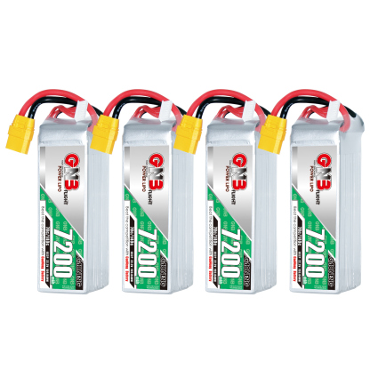 GAONENG GNB 6S 22.2V 7200mAh 70C LiPo Battery XT90