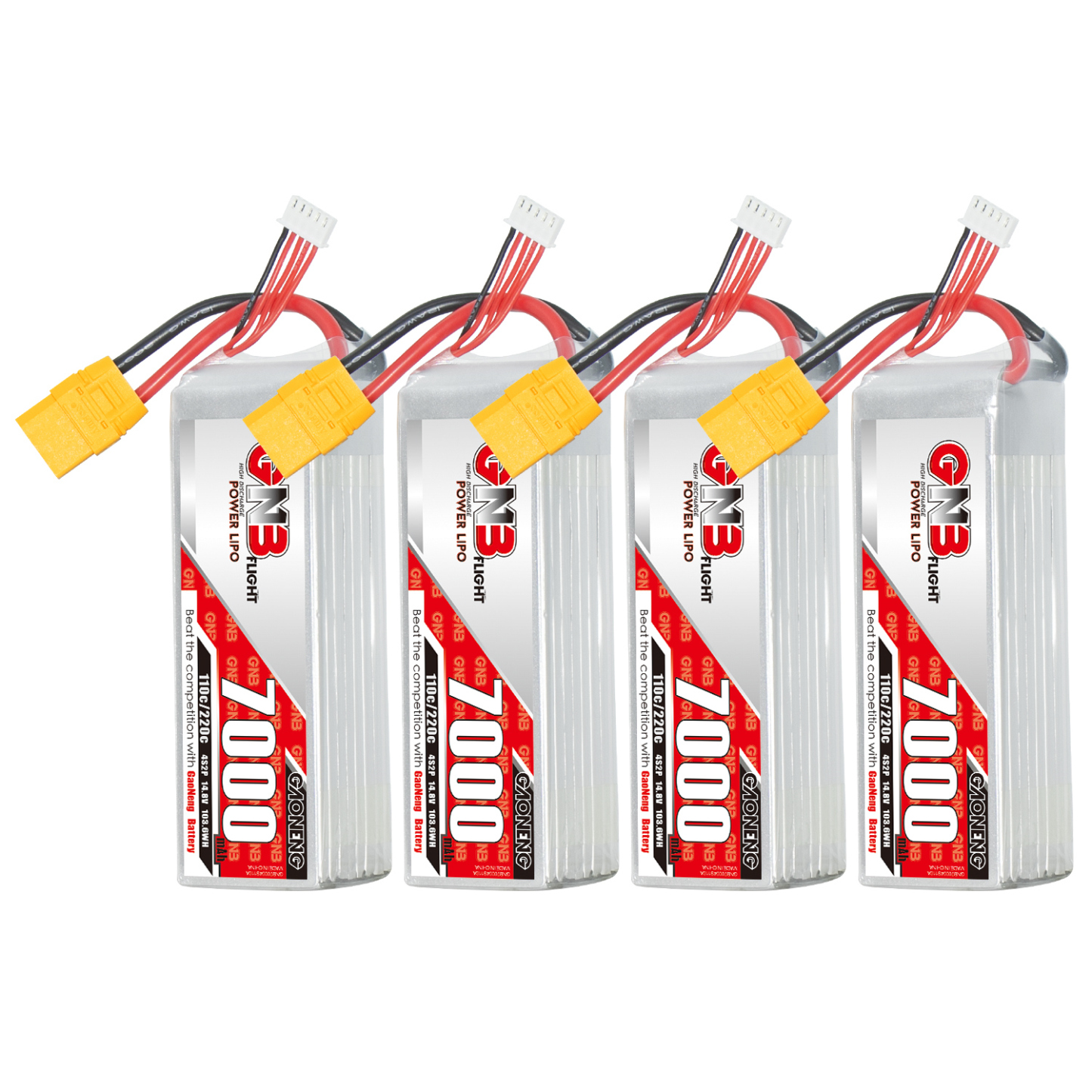 GAONENG GNB 4S 14.8V 7000mAh 110C XT90 LiPo Battery