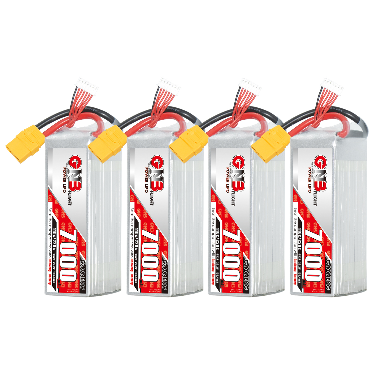 GAONENG GNB 6S 22.2V 7000mAh 110C LiPo Battery XT90