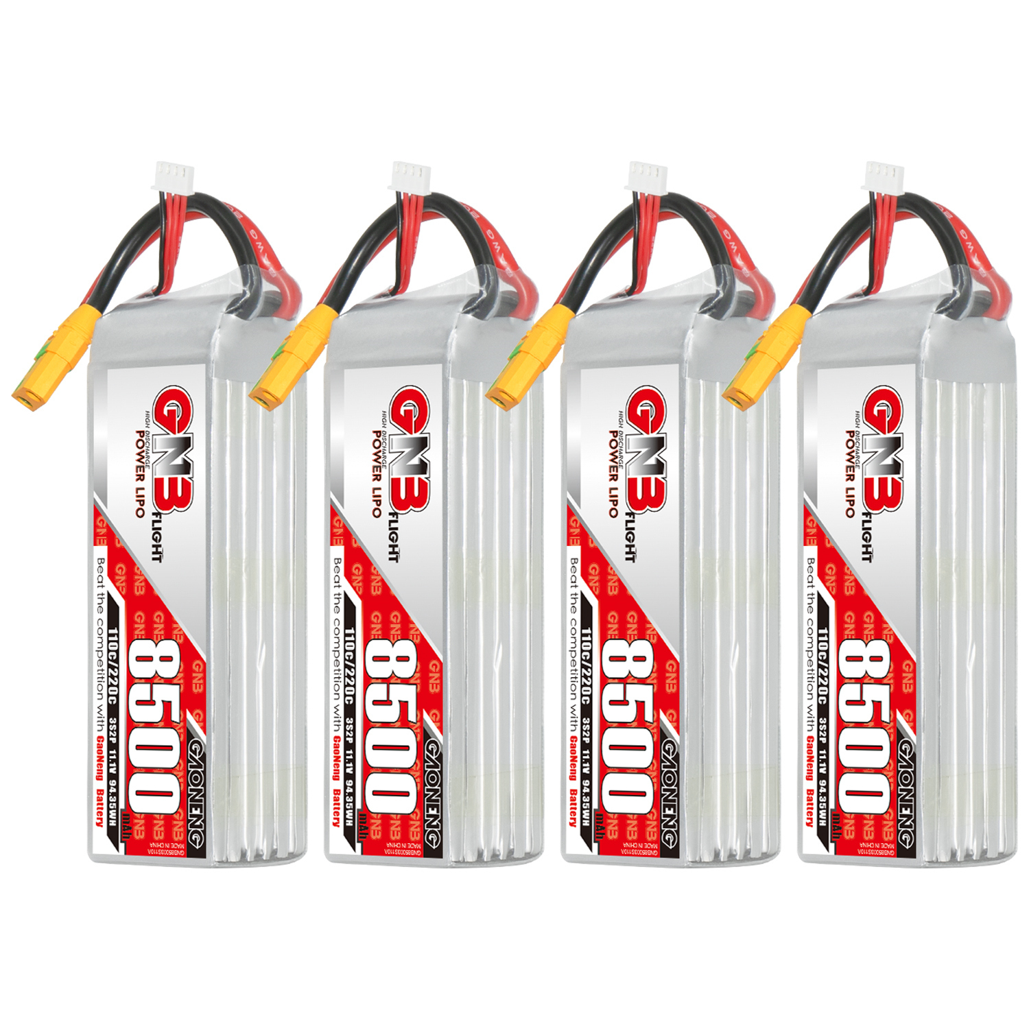 GAONENG GNB 3S 11.1V 8500mAh 110C RC LiPo Battery XT90S Anti Spark
