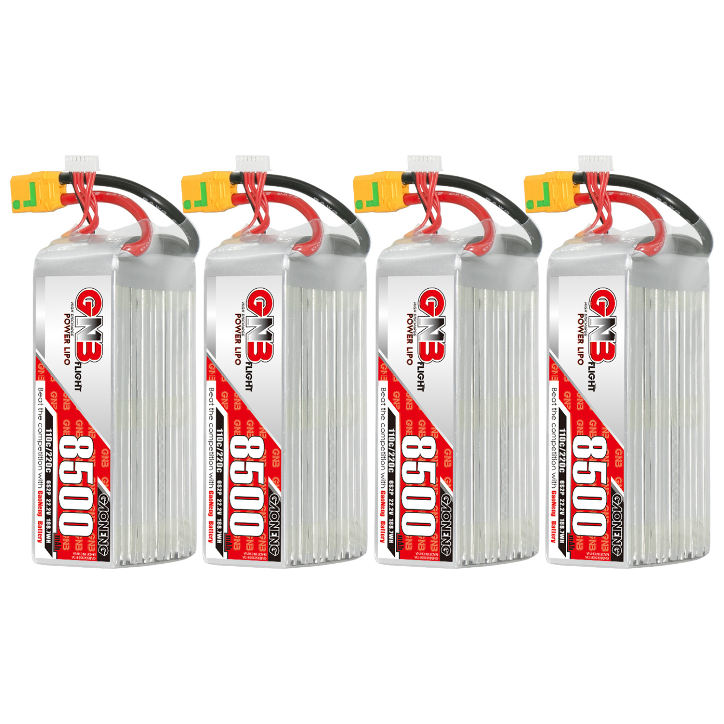 GAONENG GNB 6S 22.2V 8500mAh 110C RC LiPo Battery XT90S Anti Spark