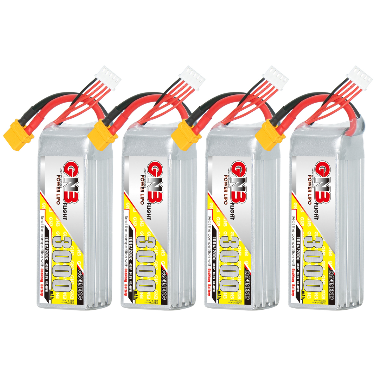 GAONENG GNB 4S 14.8V 3000mAh 100C LiPo Battery XT60
