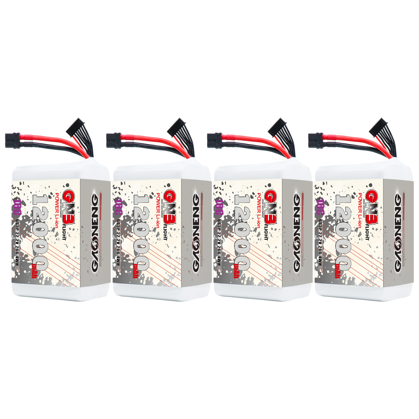 GAONENG GNB 6S 22.2V 12000mah 10C XT60 Li-ion Battery made with Li-ion Lithium Ion 21700