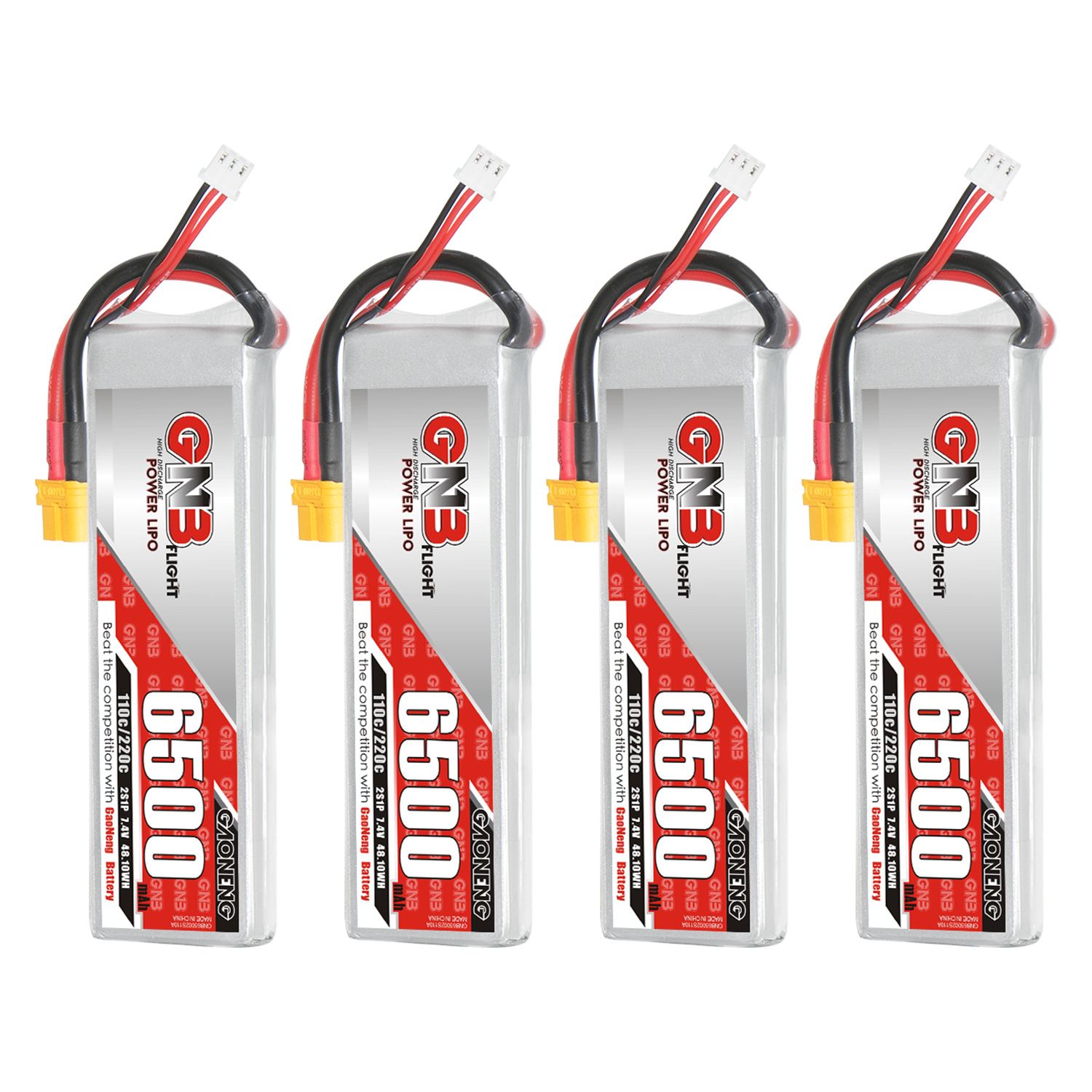 GAONENG GNB 2S 7.4V 6500mah 110C LiPo Battery XT60