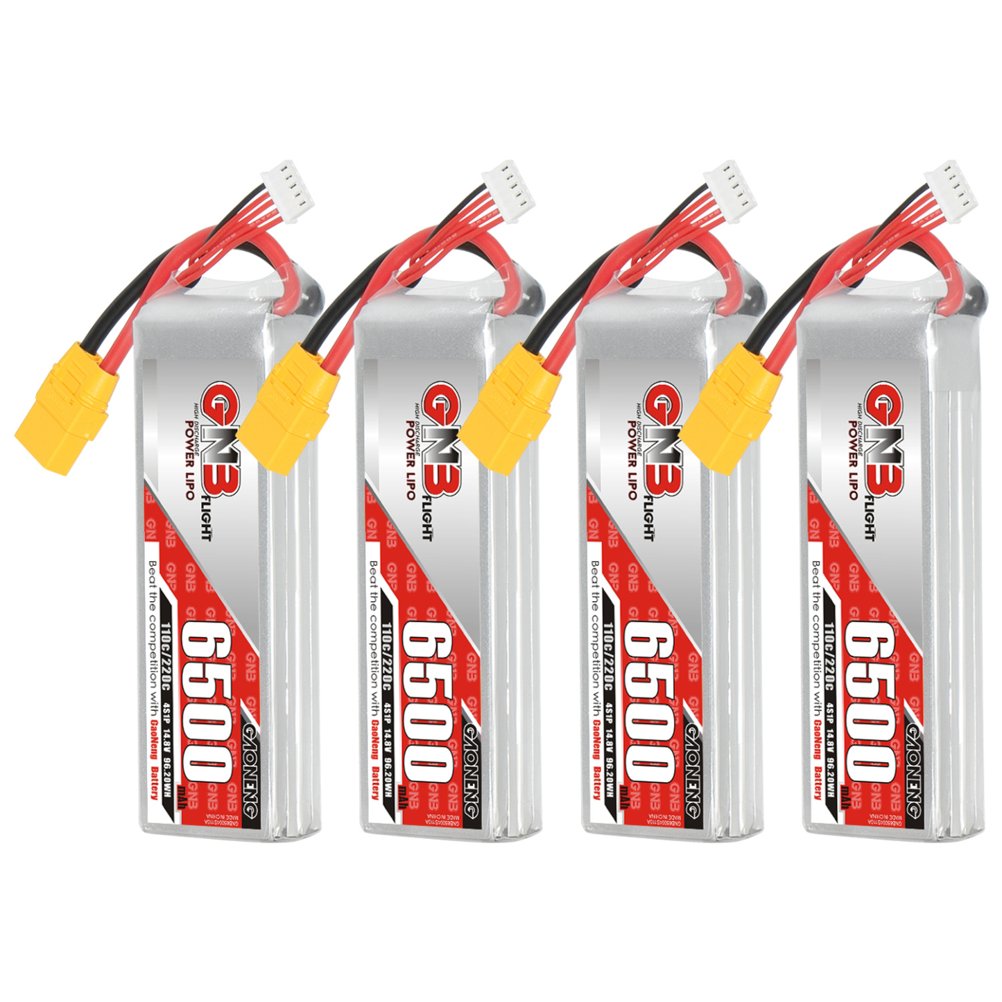 GAONENG GNB 4S 14.8V 6500mAh 110C XT90 LiPo Battery