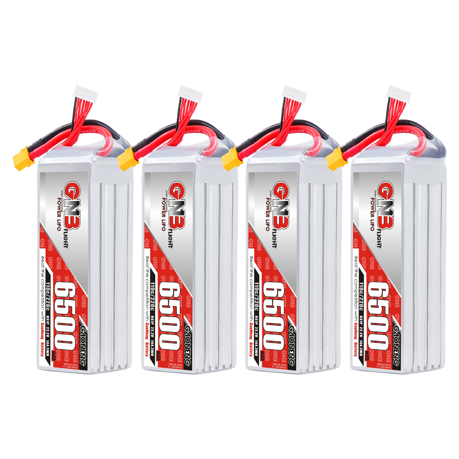 GAONENG GNB 6S 22.2V 6500mAh 110C LiPo Battery XT60