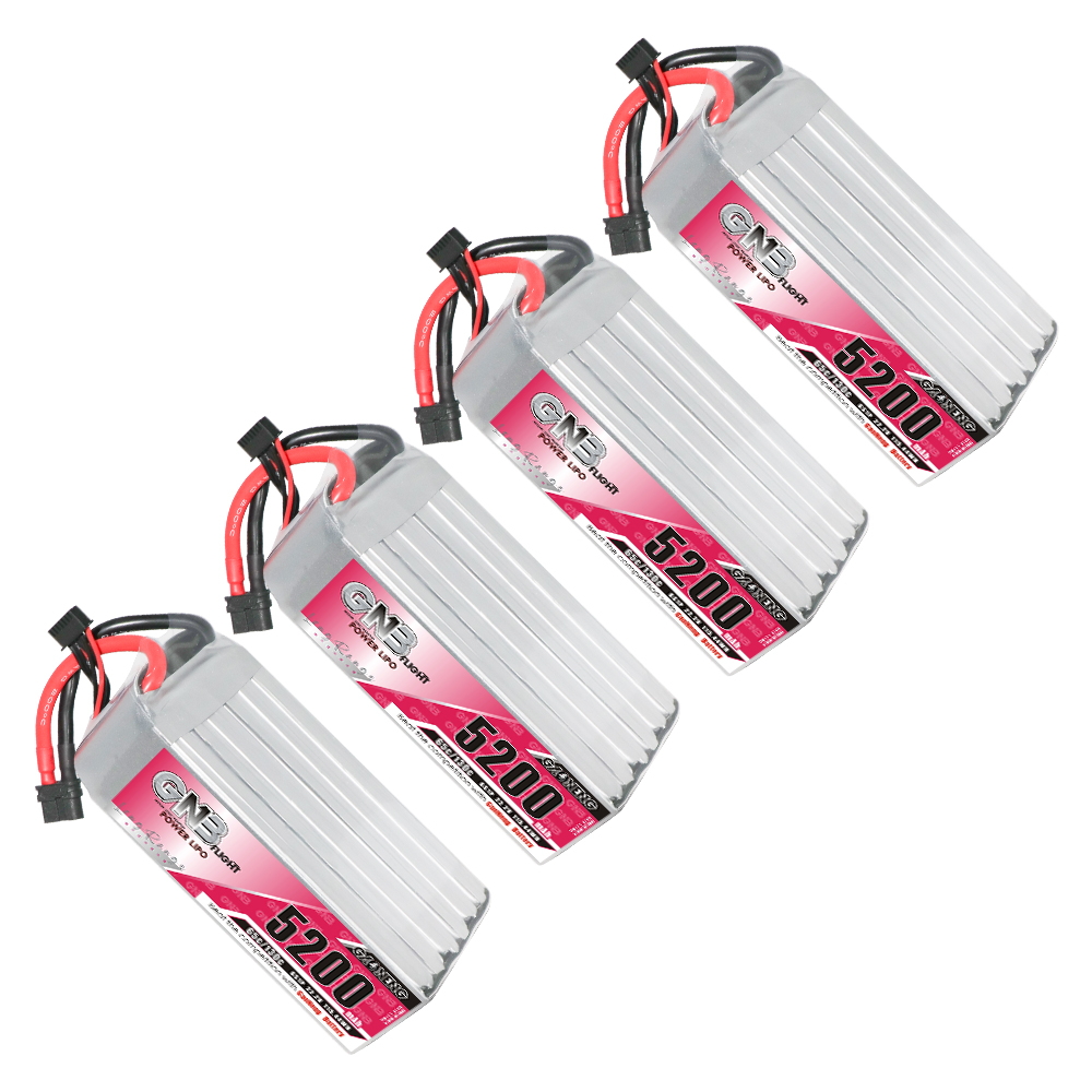 GAONENG GNB 6S 22.2V 5200mAh 65C LiPo Battery XT60