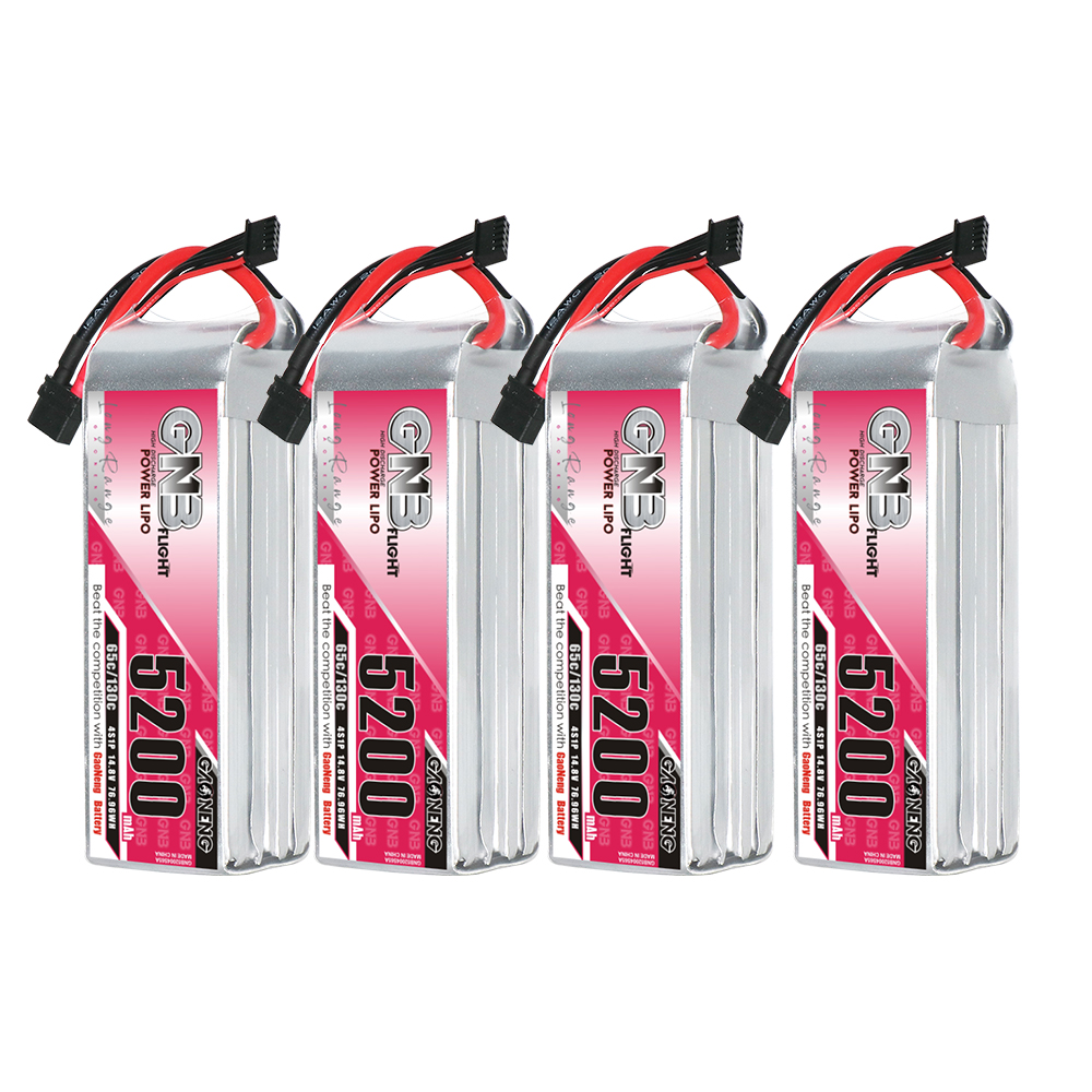 GAONENG GNB 4S 14.8V 5200mAh 65C LiPo Battery XT60