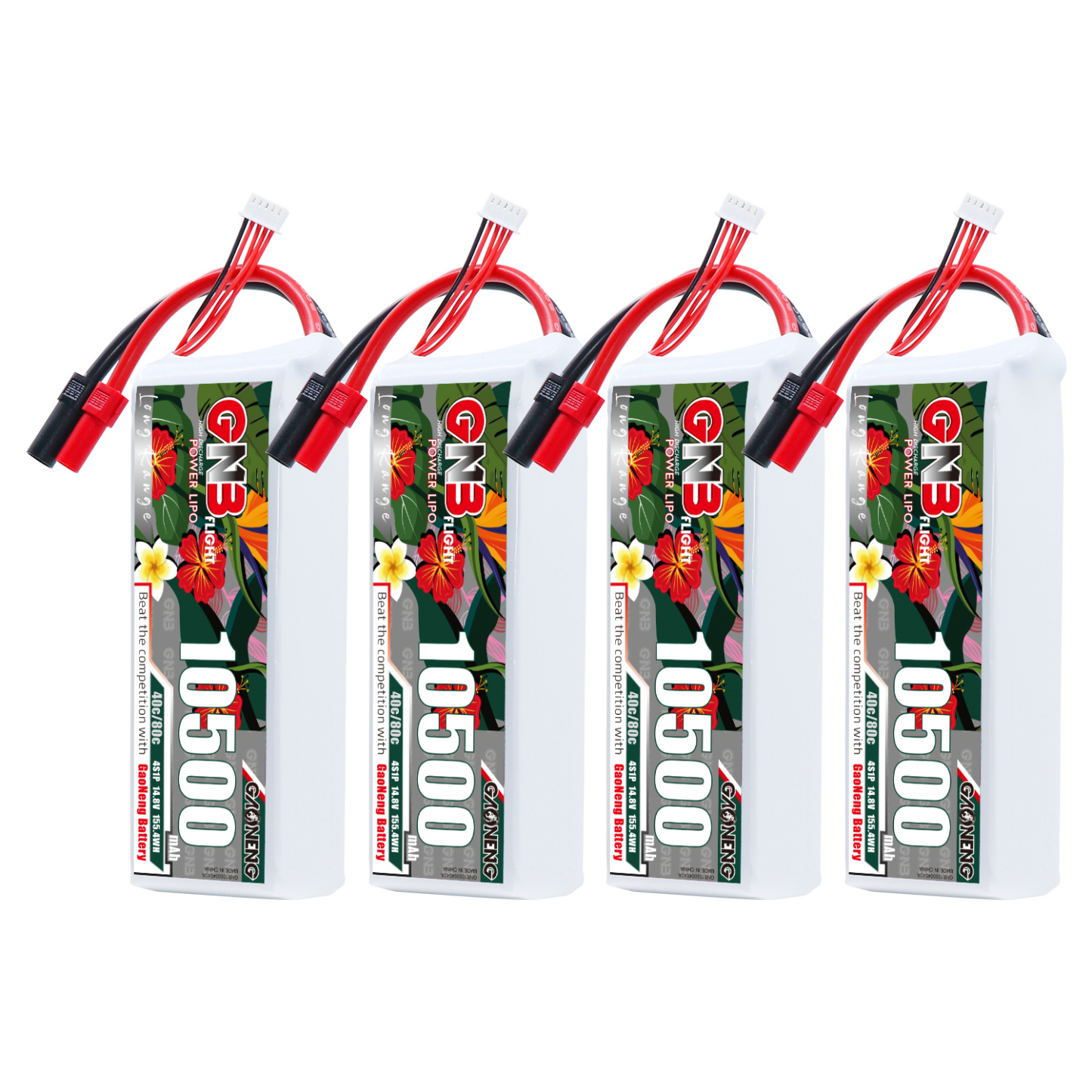 GAONENG GNB 4S 14.8V 10500mah 40C LiPo Battery XT150