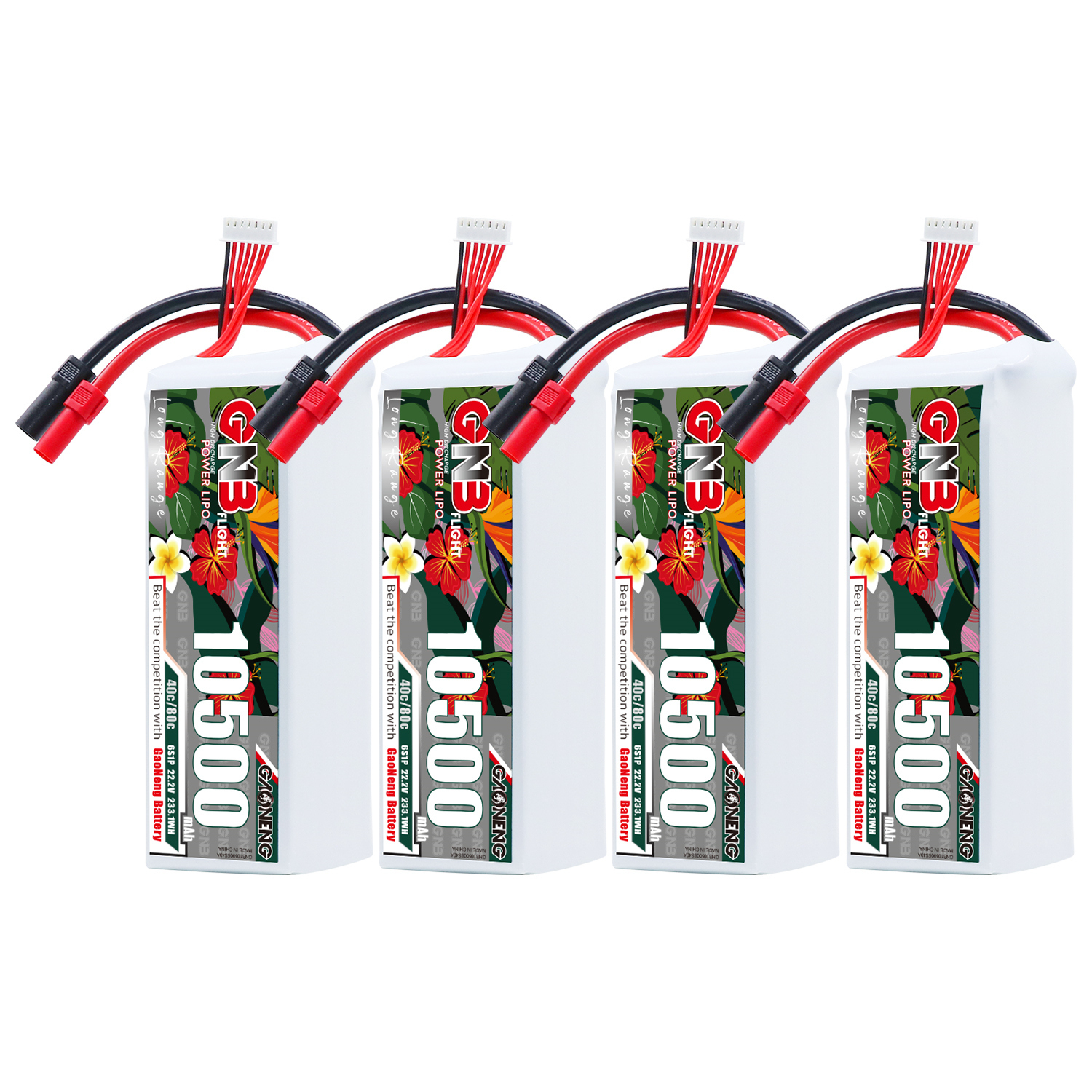 GAONENG GNB 6S 22.2V 10500mah 40C LiPo Battery XT150