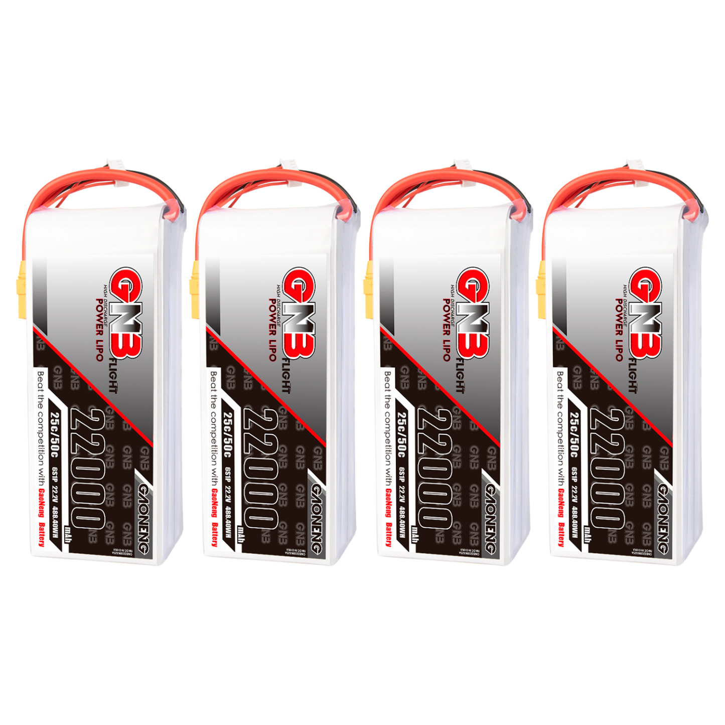 GAONENG GNB 6S1P 22.2V 22000mAh 25C RC LiPo Battery XT90