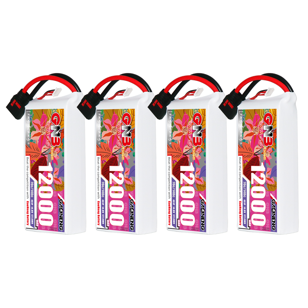 GAONENG GNB 4S1P 14.8V 12000mAh 70C RC LiPo Battery QS8