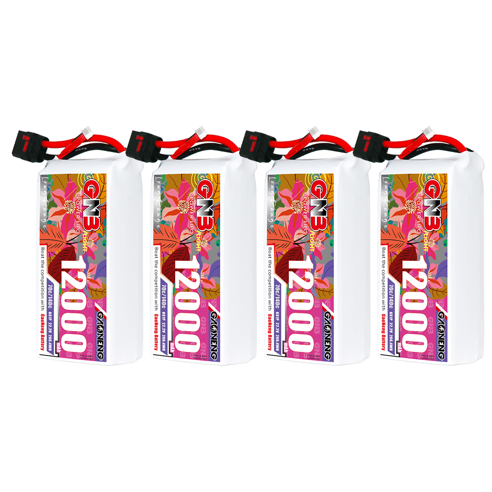GAONENG GNB 6S1P 22.2V 12000mAh 70C RC LiPo Battery QS8