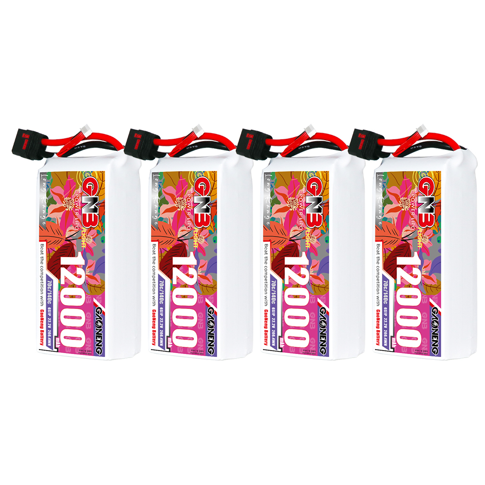 GAONENG GNB 6S1P 22.2V 12000mAh 70C RC LiPo Battery QS8