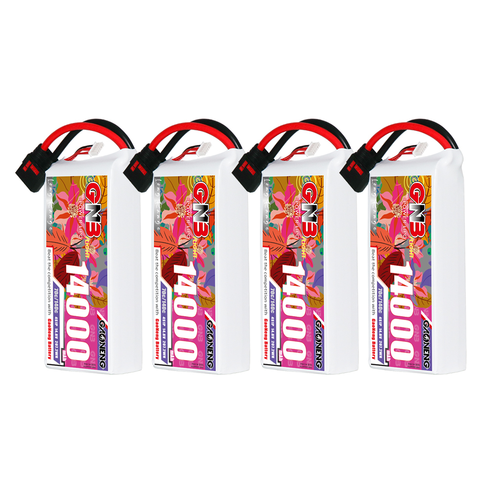 GAONENG GNB 4S1P 14.8V 14000mAh 70C RC LiPo Battery QS8