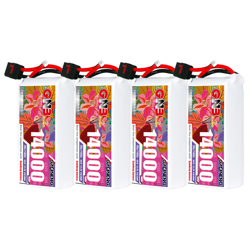 GAONENG GNB 6S1P 22.2V 14000mAh 70C RC LiPo Battery QS8