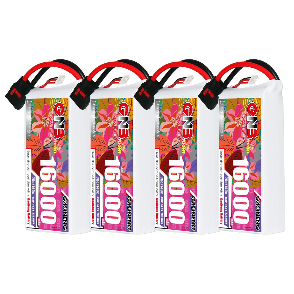 GAONENG GNB 4S1P 14.8V 16000mAh 70C RC LiPo Battery QS8
