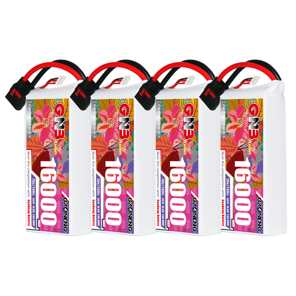 GAONENG GNB 4S1P 14.8V 16000mAh 70C RC LiPo Battery QS8