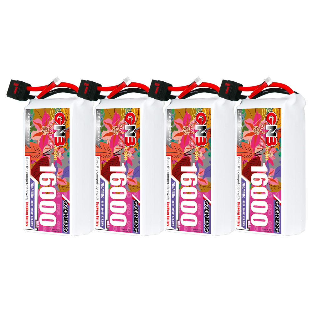 GAONENG GNB 6S1P 22.2V 16000mAh 70C RC LiPo Battery QS8