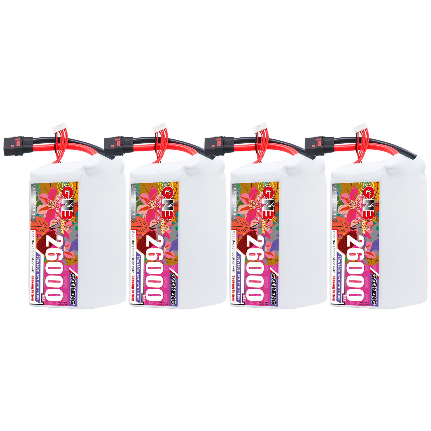 GAONENG GNB 6S2P 22.2V 26000mAh 70C RC LiPo Battery QS8