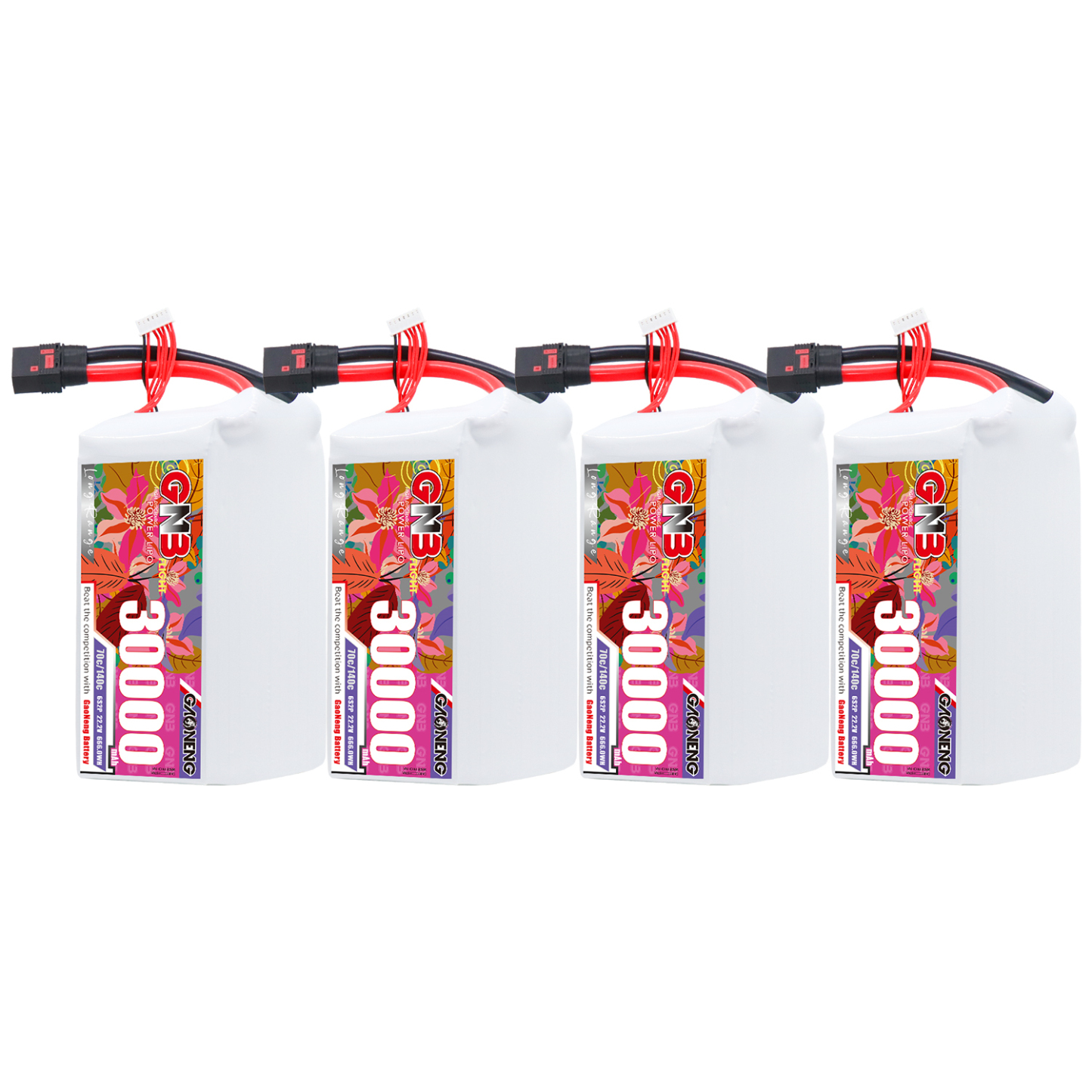 GAONENG GNB 6S2P 22.2V 30000mAh 70C RC LiPo Battery QS8