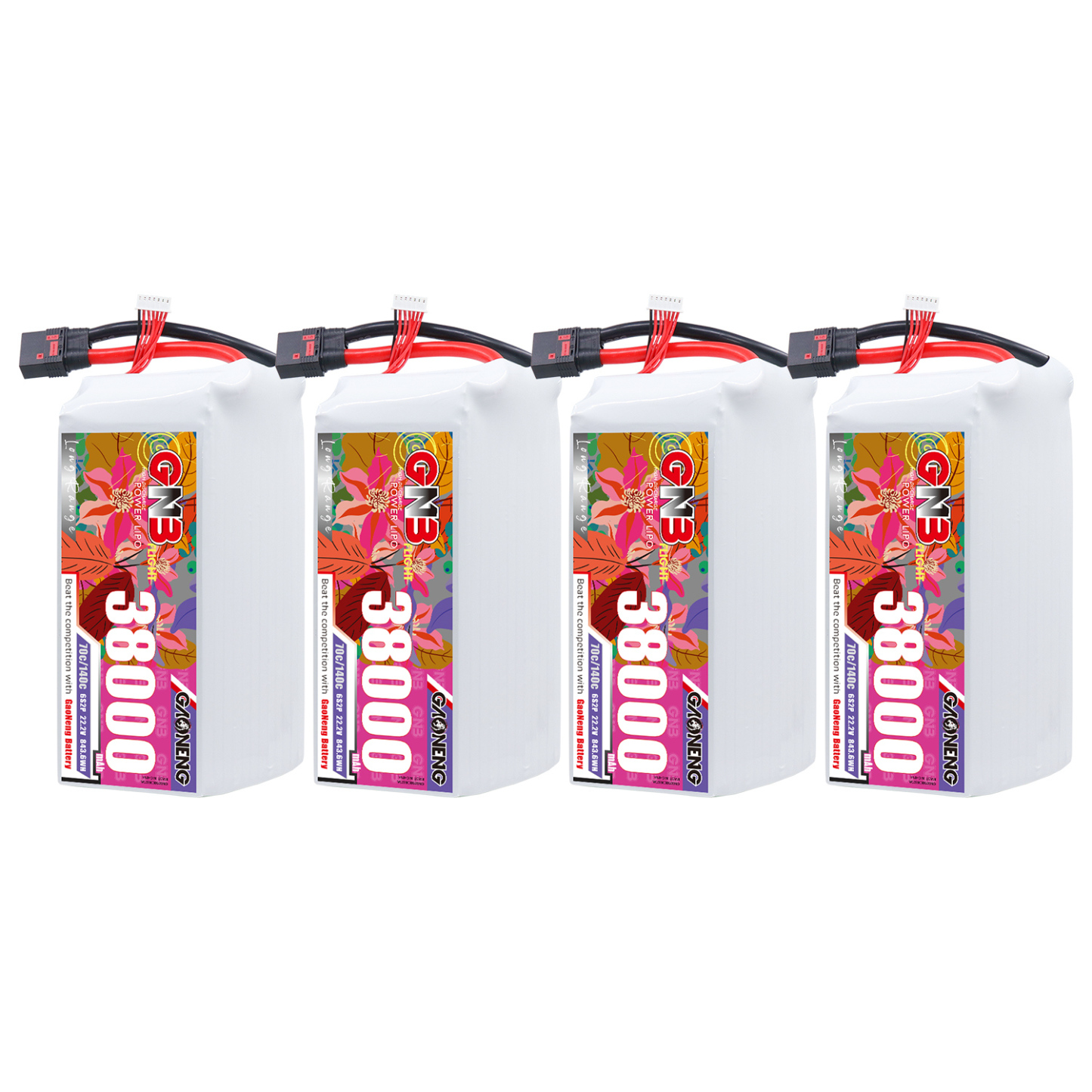 GAONENG GNB 6S2P 22.2V 38000mAh70C RC LiPo Battery QS8