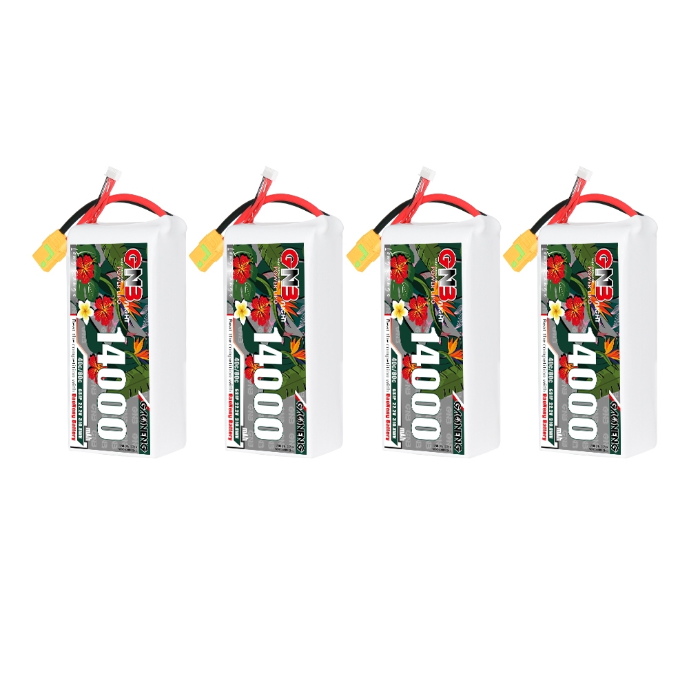 GAONENG GNB 4S1P 14.8V 14000mAh 40C RC LiPo Battery XT90S Anti-Spark