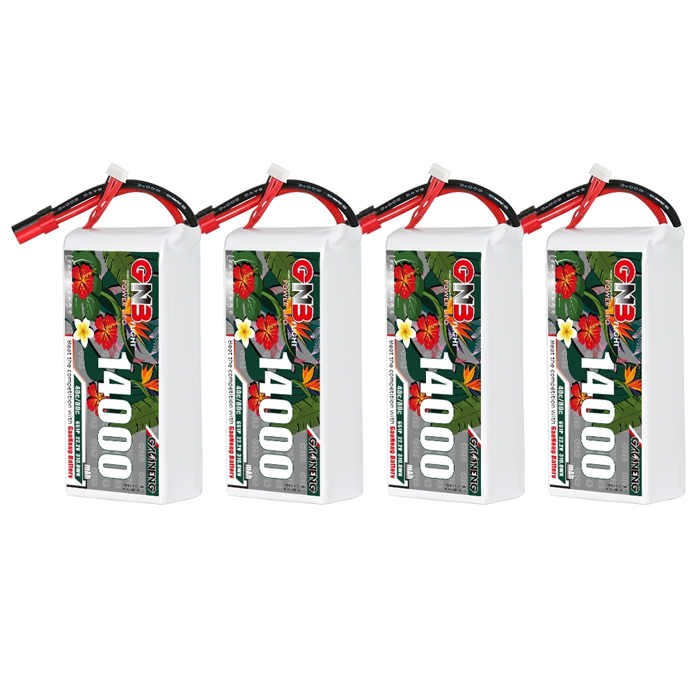 GAONENG GNB 6S1P 22.2V 14000mAh 40C RC LiPo Battery XT150