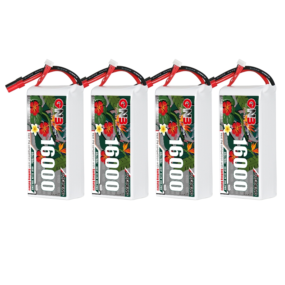 GAONENG GNB 6S1P 22.2V 16000mAh 40C RC LiPo Battery XT150