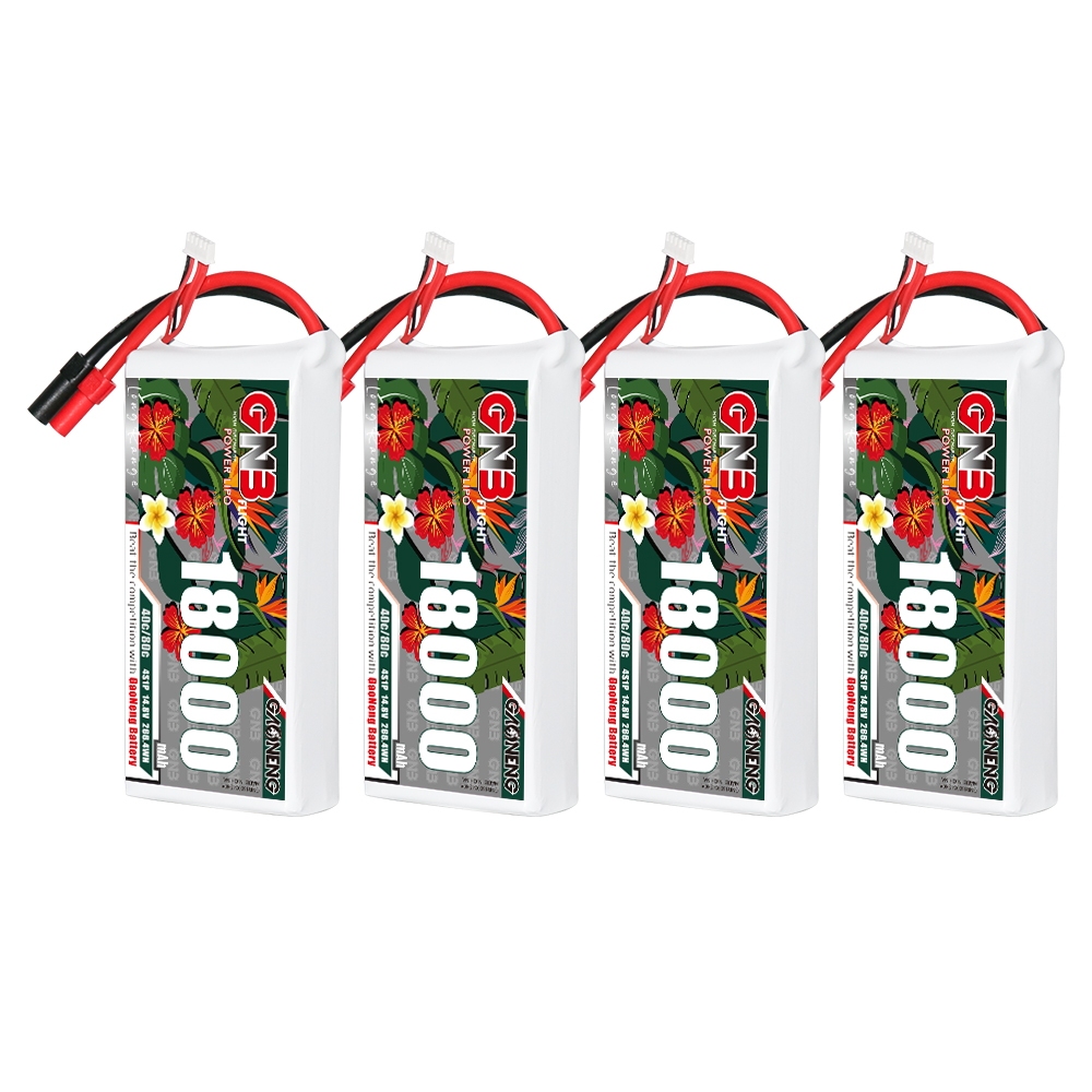 GAONENG GNB 4S1P 14.8V 18000mAh 40C RC LiPo Battery XT150