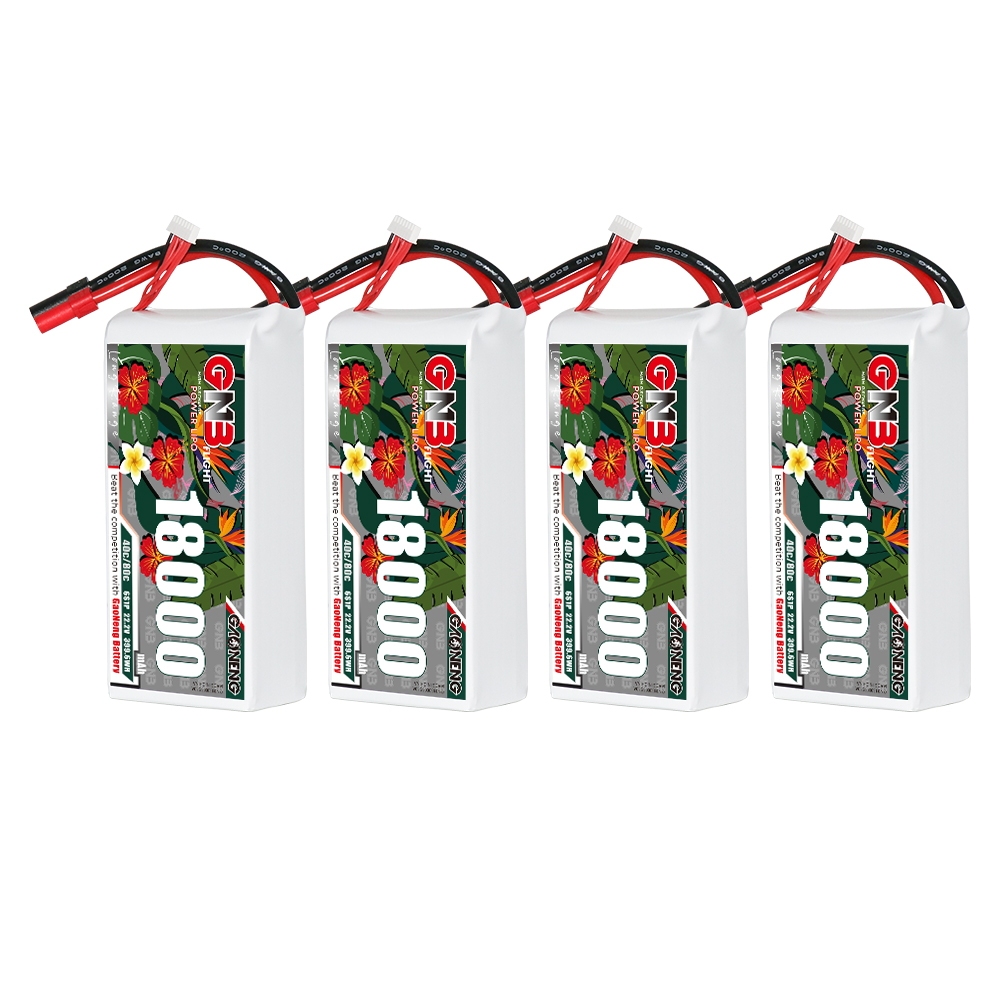 GAONENG GNB 6S1P 22.2V 18000mAh 40C RC LiPo Battery XT150