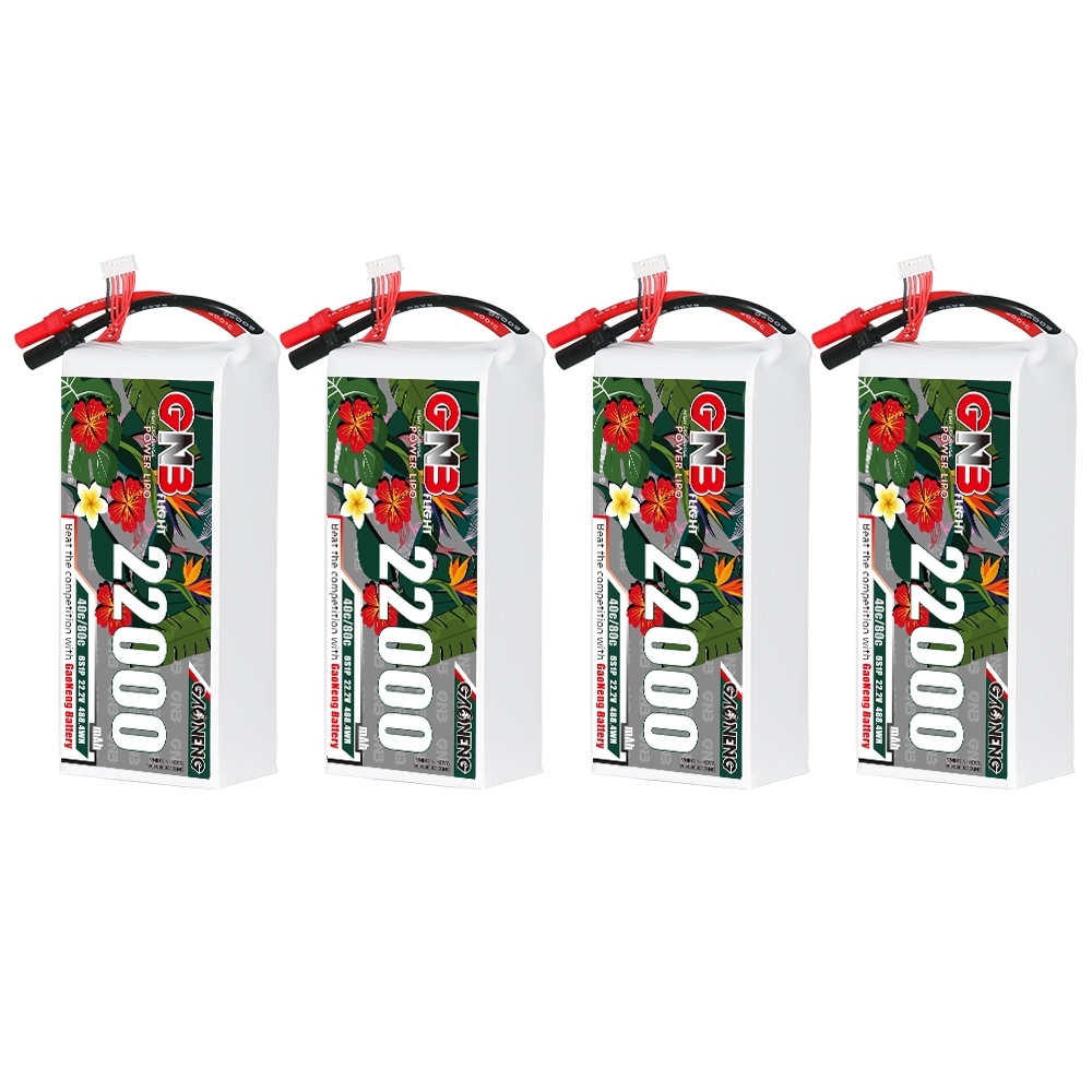 GAONENG GNB 6S1P 22.2V 22000mAh 40C RC LiPo Battery XT150