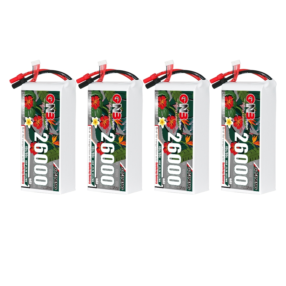 GAONENG GNB 6S1P 22.2V 26000mAh 40C RC LiPo Battery XT150