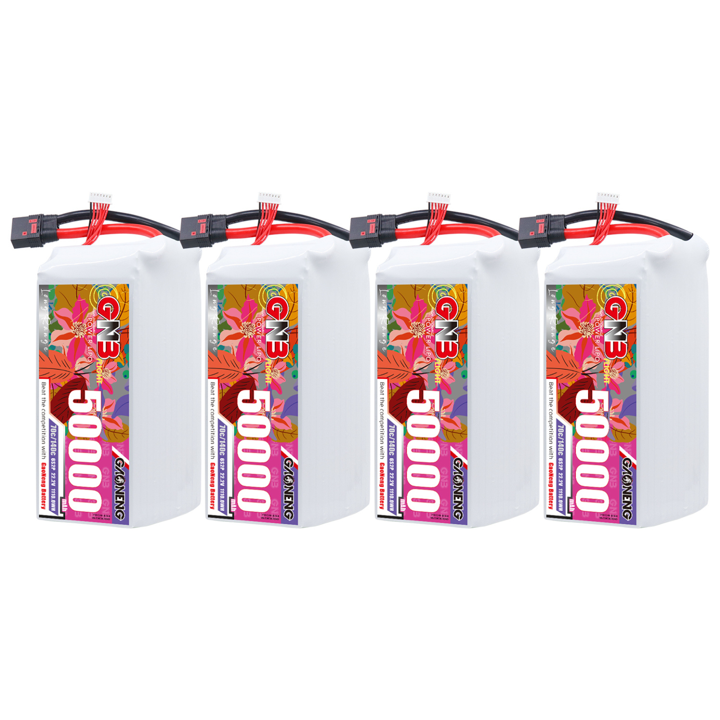 GAONENG GNB 6S2P 22.2V 50000mah 70C RC LiPo Battery QS8