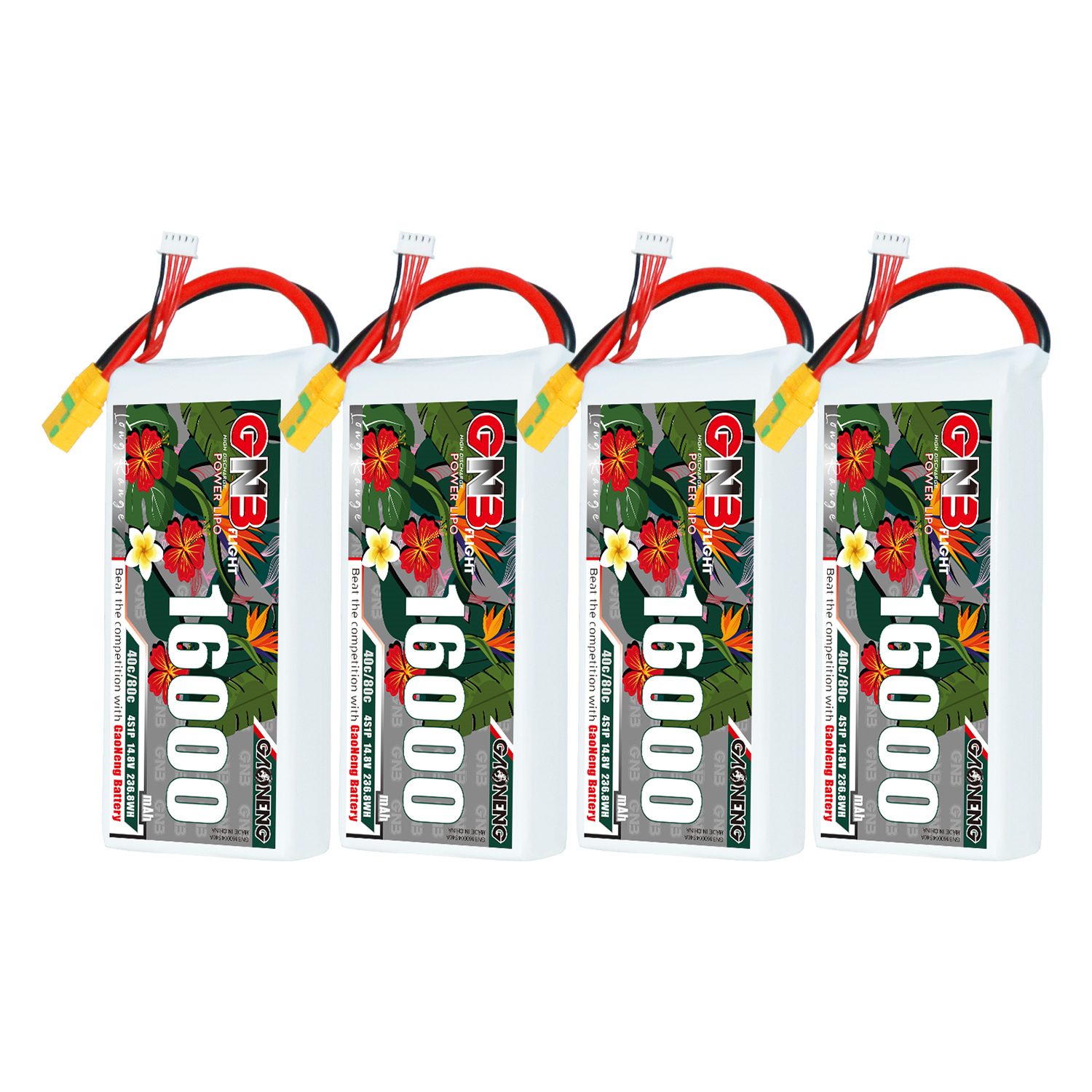 GAONENG GNB 4S1P 14.8V 16000mAh 40C RC LiPo Battery XT90S Anti-Spark