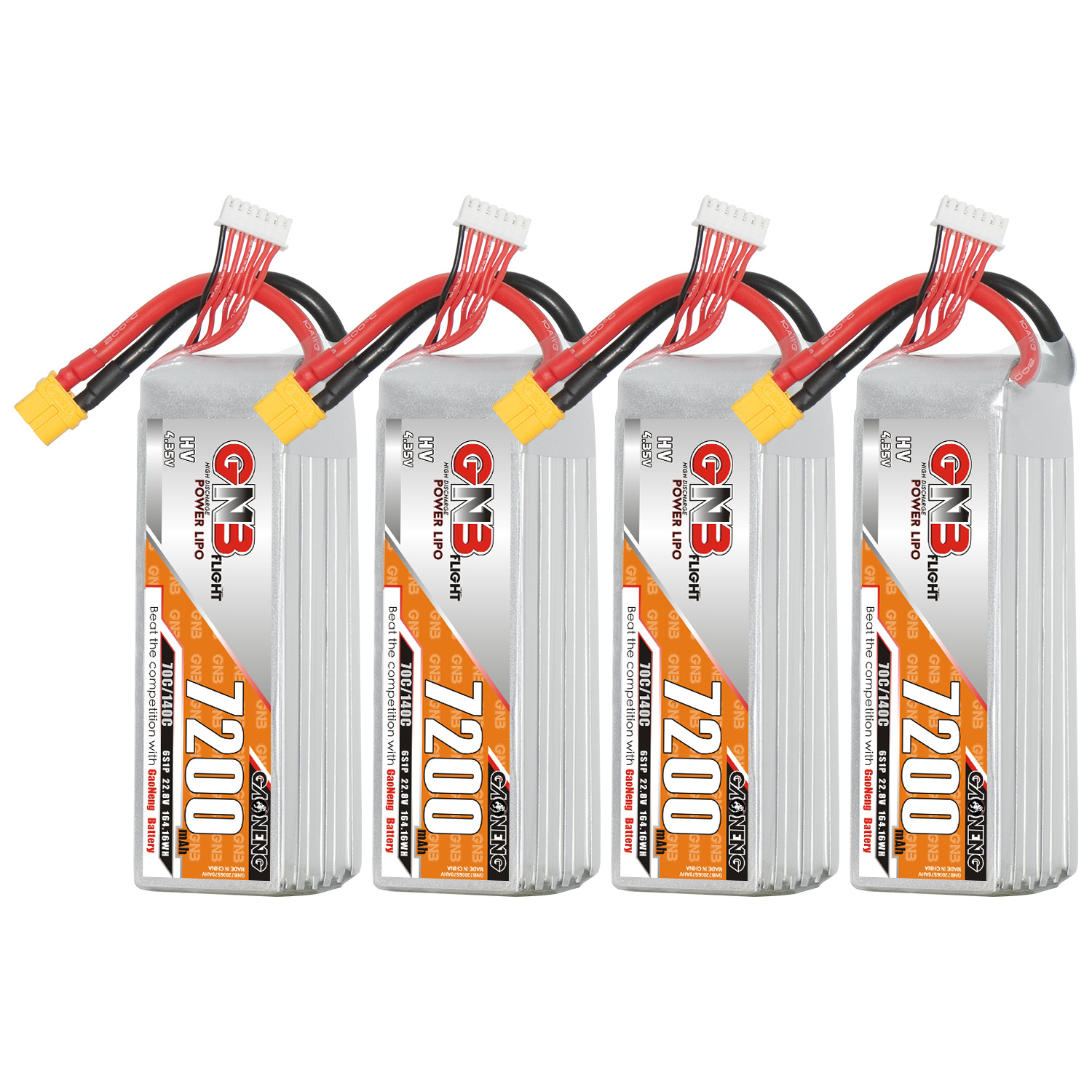 GAONENG GNB HV 6S 22.8V 7200mAh 70C LiPo Battery XT60