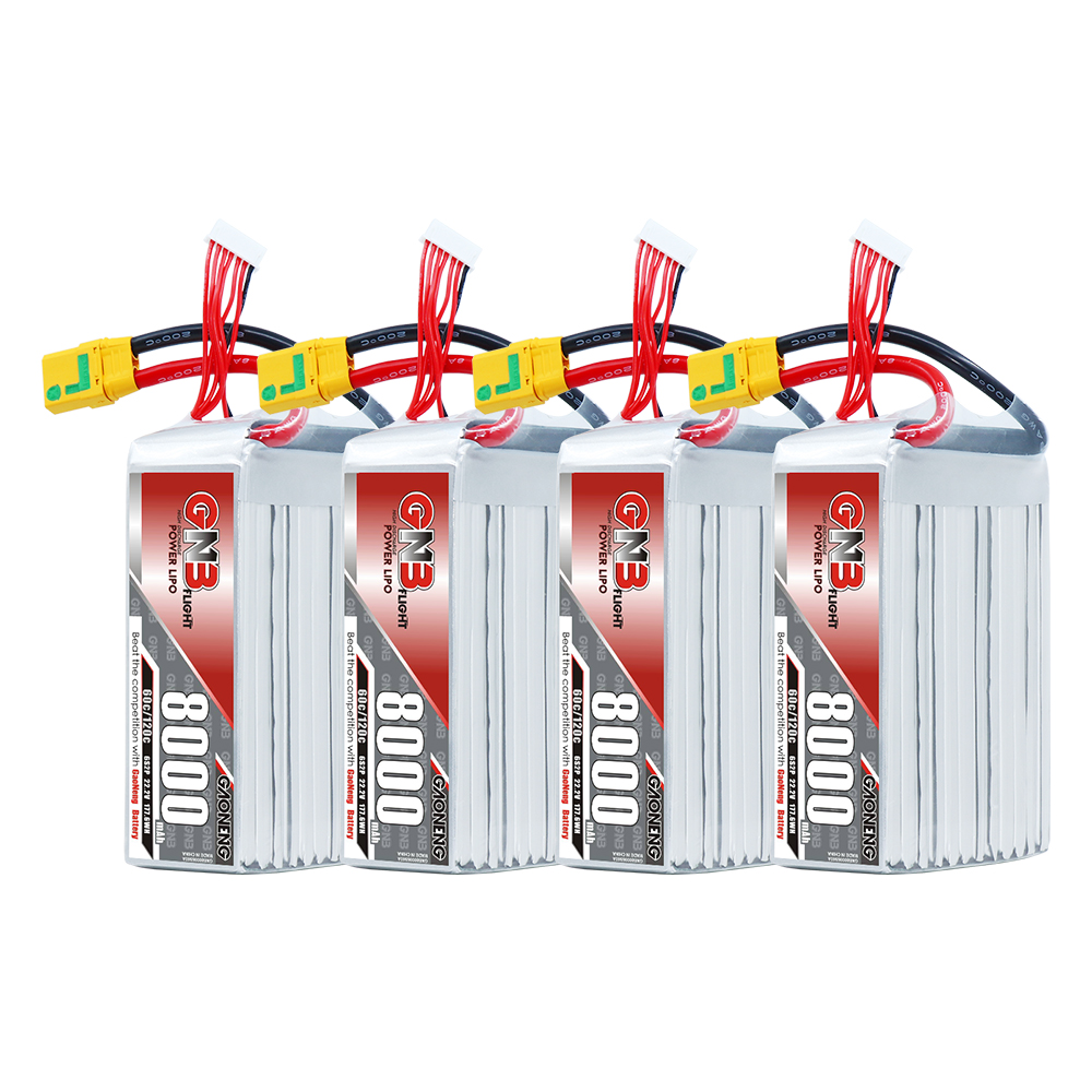 GAONENG GNB 6S 22.2V 8000mAh 60C XT90 LiPo Battery