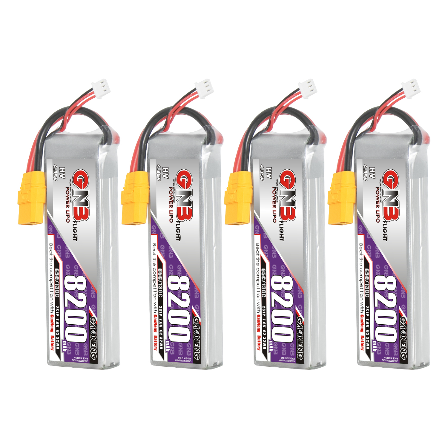 GAONENG GNB HV 2S 7.6V 8200mAh 65C XT90 LiPo Battery