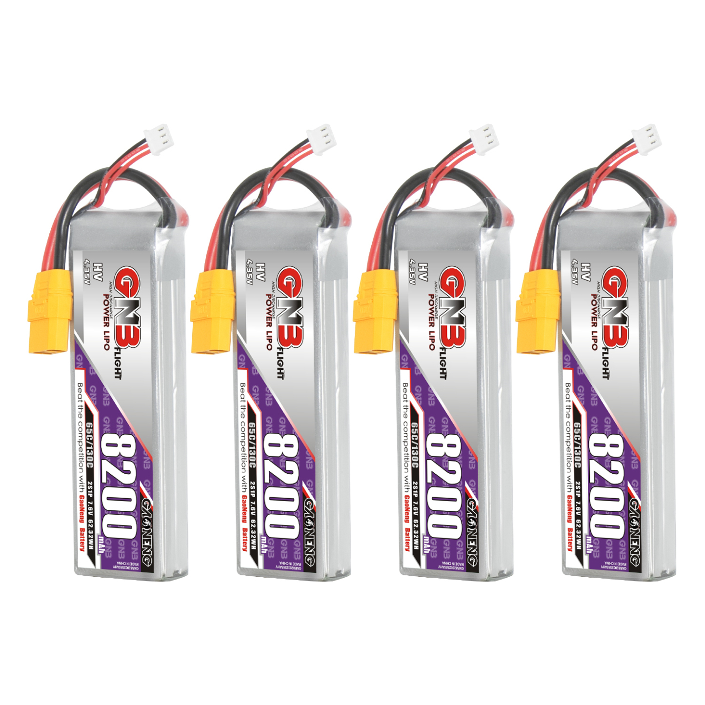 GAONENG GNB HV 2S 7.6V 8200mAh 65C XT90 LiPo Battery