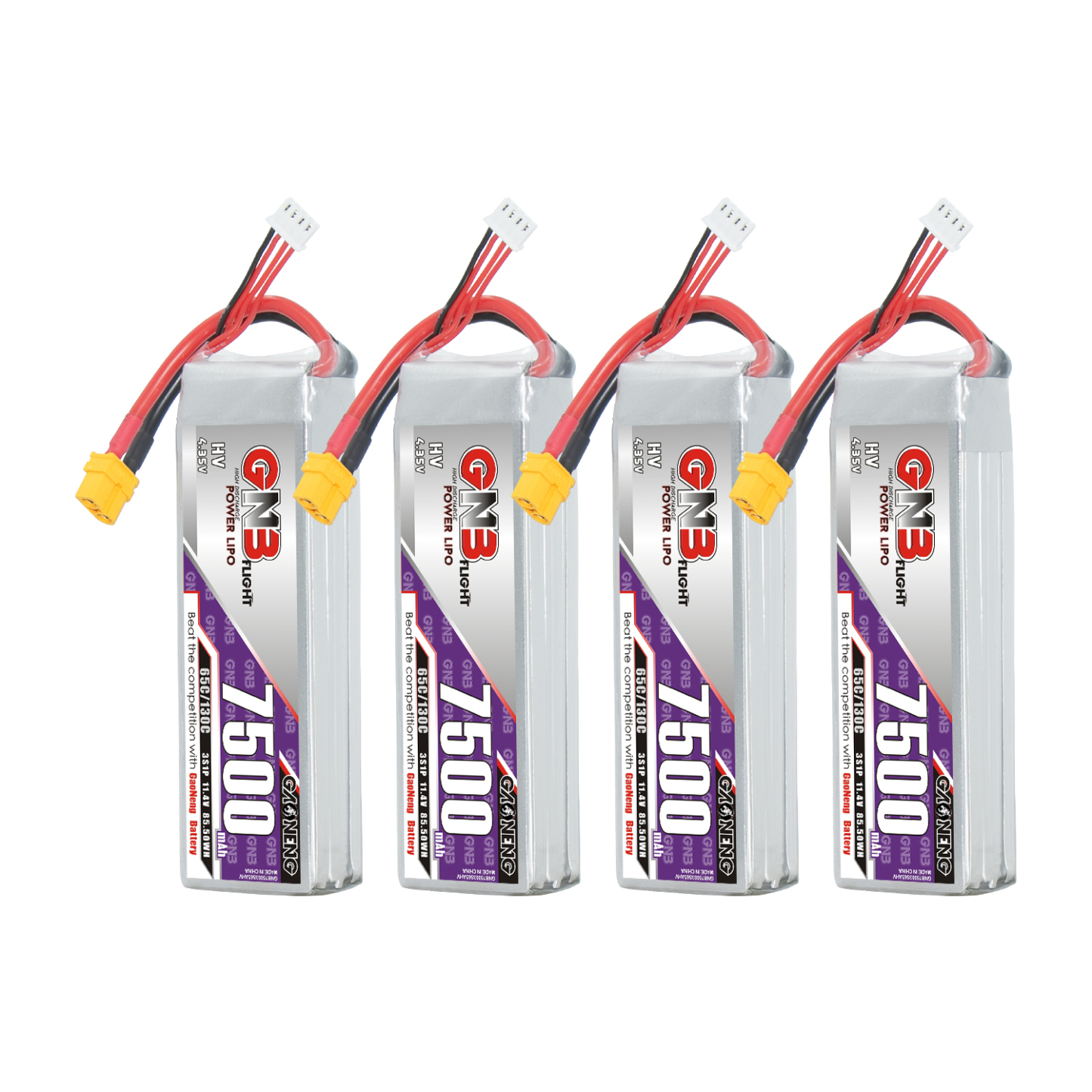 GAONENG GNB HV 3S 11.4V 7500mah 65C LiPo Battery XT60