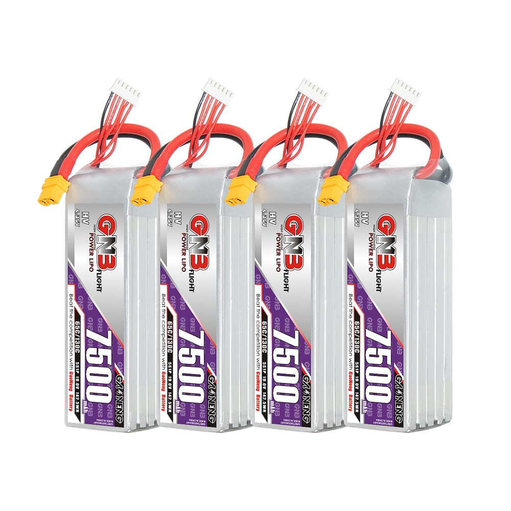 GAONENG GNB HV 5S 19V 7500mAh 65C XT60 LiPo Battery
